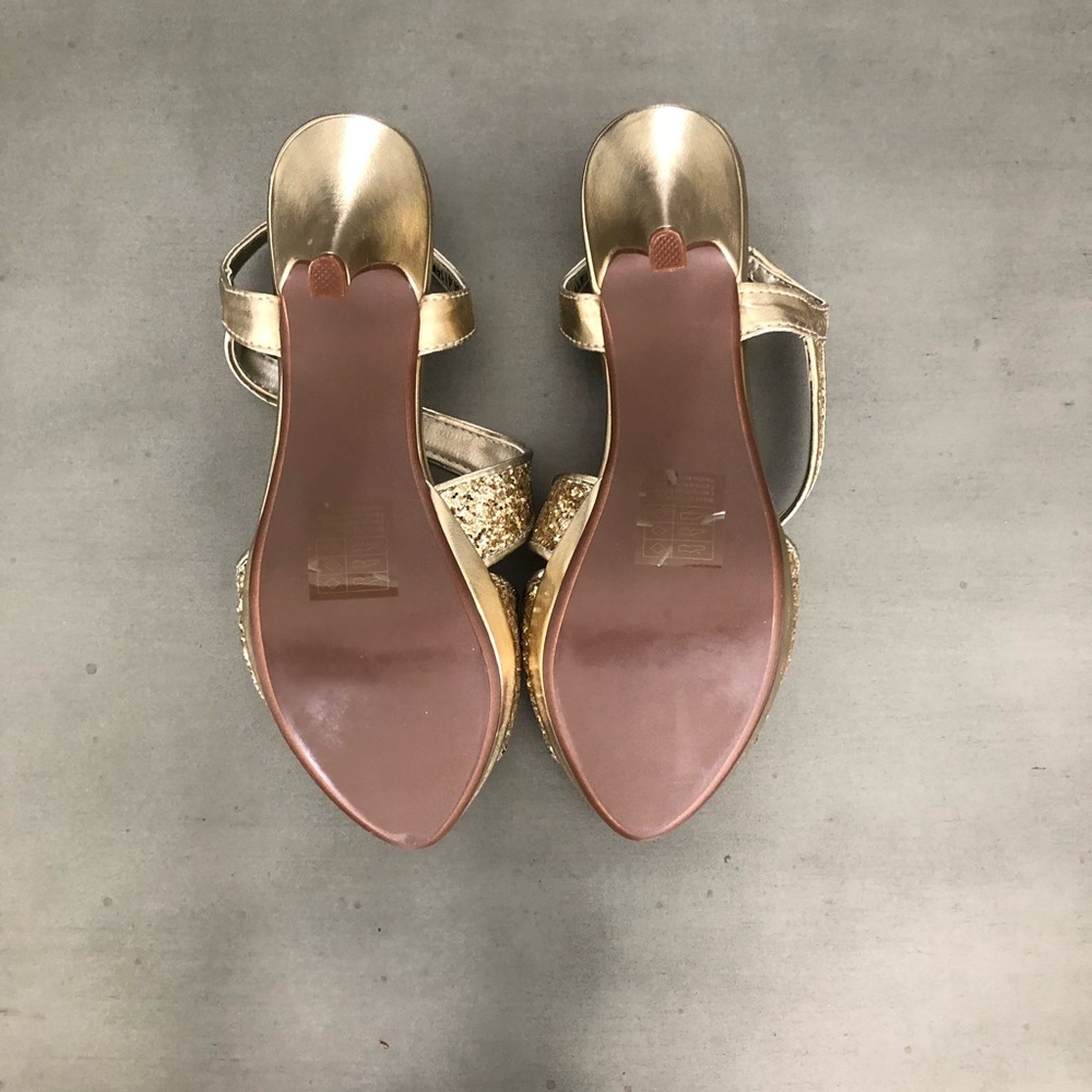 Gold Metallic Heels